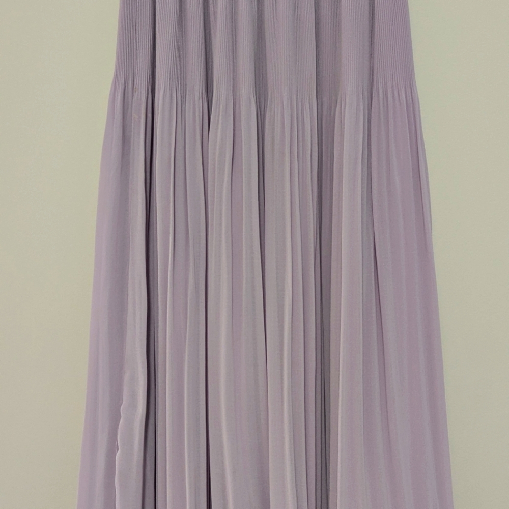 Lavender Pleated Skirt